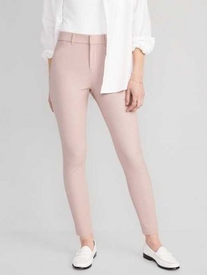 Old Navy High-Waisted Pixie Schlank Ankle Pants Unterteile Damen Rosa | 8426CNWSU