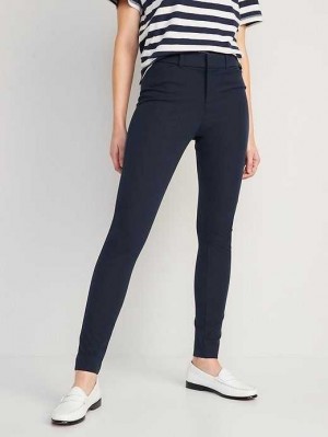 Old Navy High-Waisted Pixie Schlank Pants Unterteile Damen Navy | 2480LXSTY