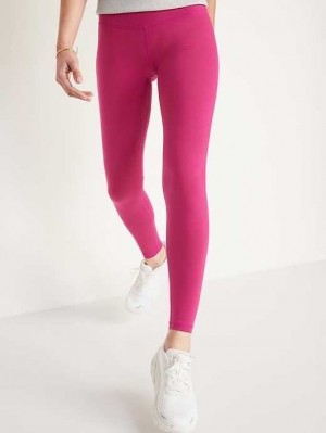 Old Navy High-Waisted PowerPress Leggings Sportbekleidung Damen Fuchsie | 3209EZDYU