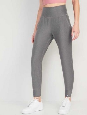 Old Navy High-Waisted PowerSoft 7/8 Joggers Sportbekleidung Damen Grau | 5283EDRIV