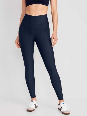 Old Navy High-Waisted PowerSoft 7/8 Leggings Sportbekleidung Damen Navy | 4620GAHOW