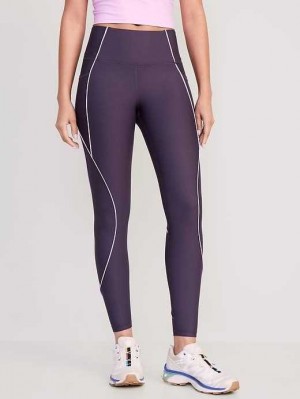 Old Navy High-Waisted PowerSoft 7/8 Leggings Sportbekleidung Damen Nebula | 6584CUWRY