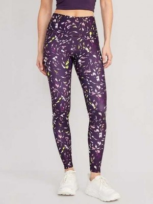Old Navy High-Waisted PowerSoft Leggings Sportbekleidung Damen Lila | 0635XHPBY