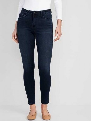 Old Navy High-Waisted Rockstar Super-Schlank Jeans Jeans Damen Mehrfarbig | 2560UYQOH