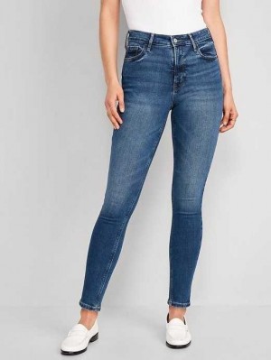 Old Navy High-Waisted Rockstar Super-Schlank Jeans Jeans Damen Gazania | 7569VNLIO