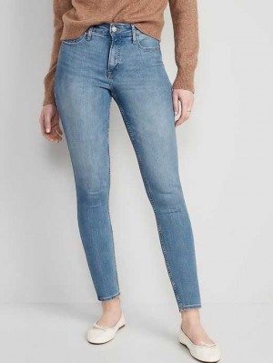 Old Navy High-Waisted Rockstar Super-Schlank Jeans Jeans Damen Lydia | 9706XDOEL