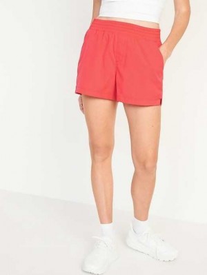 Old Navy High-Waisted StretchTech Shorts Sportbekleidung Damen Carnival | 7650VTEDA