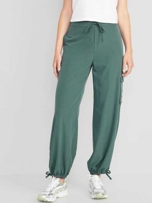 Old Navy High-Waisted StretchTech Weite-Leg Cargo Pants Sportbekleidung Damen Grau | 9145JOWCL