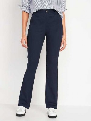 Old Navy High-Waisted Wow Boot-Cut Pants Unterteile Damen Blau | 6095DQIJO