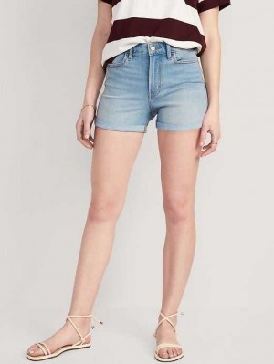 Old Navy High-Waisted Wow Jean Shorts Kurze Hose Damen San Catarina | 3918NCZWB