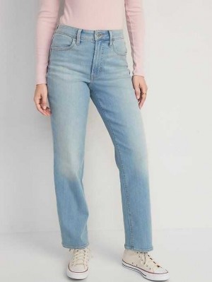 Old Navy High-Waisted Wow Loose Jeans Jeans Damen San Catarina | 3029JOQIA