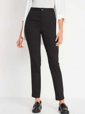 Old Navy High-Waisted Wow Schlank Pants Unterteile Damen Schwarz | 6725XQOUJ