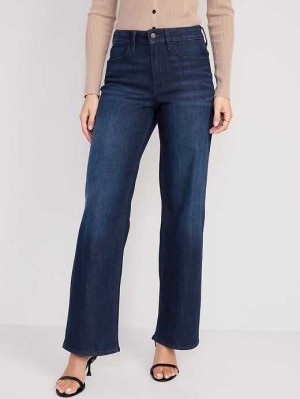 Old Navy High-Waisted Wow Weite-Leg Jeans Jeans Damen River | 0379QNCEA