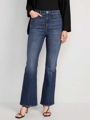 Old Navy Higher High-Waisted Flare Jeans Jeans Damen Anza | 4628CEBTM