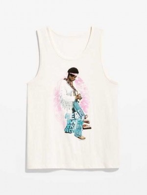 Old Navy Jimi Hendrix Gender-Neutrale Tank Top T-shirts Herren Jimi Hendrix | 7810RJZEF