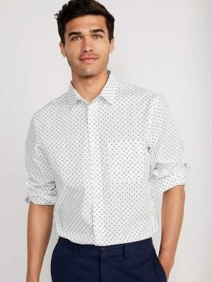 Old Navy Klassische-Fit Everyday Shirt Hemd Herren Weiß | 5608DBINO
