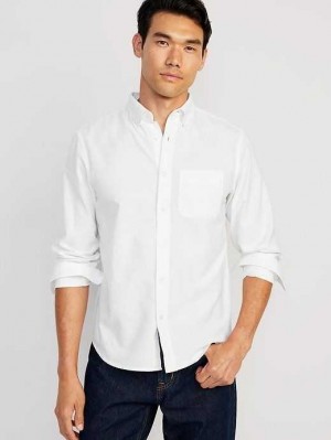 Old Navy Klassische-Fit Non-Stretch Everyday Oxford Shirt Hemd Herren Weiß | 8432KAWFG