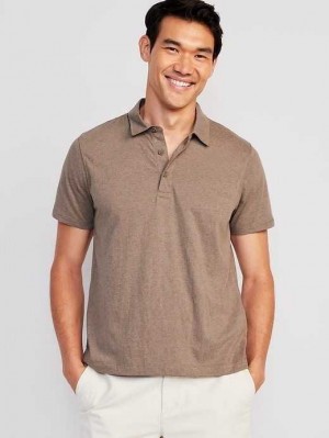 Old Navy Klassische Fit Jersey Polo Polo Shirts Herren Grau | 4639OTEGH