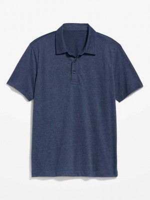 Old Navy Klassische Fit Jersey Polo Polo Shirts Herren Obscure Night | 7653TUXZB