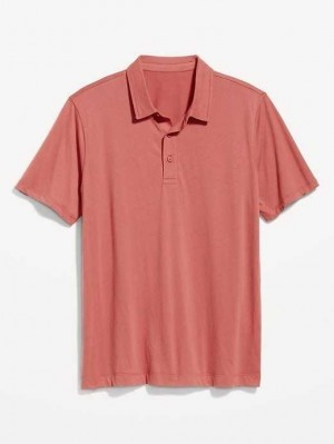 Old Navy Klassische Fit Jersey Polo Polo Shirts Herren Braun | 8195ZFXIW