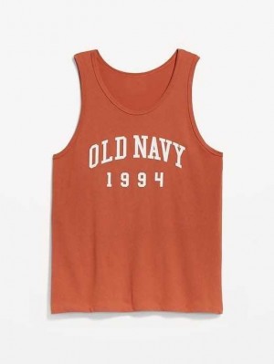 Old Navy Logo Graphic Tank Top T-shirts Herren Mesa Rock | 1672UXODH