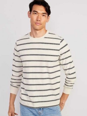 Old Navy Long-Sleeve Gestreift Rotation T-Shirt T-shirts Herren Stripes | 9452YMRFV