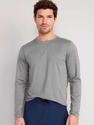 Old Navy Long-Sleeve Rashguard Badeanzüge Herren Grau | 0713BUNSH