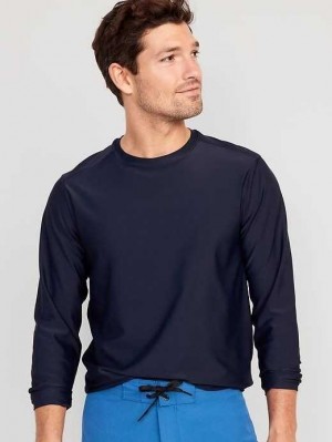 Old Navy Long-Sleeve Rashguard Badeanzüge Herren Navy | 7658FLPRO