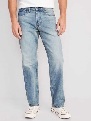 Old Navy Loose Built-In Flex Jeans Jeans Herren Hellwaschen | 3120HKQZI