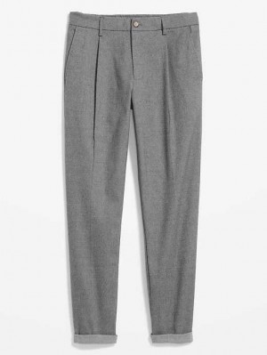 Old Navy Loose Taper Built-In Flex Falten Chino Pants Hose Herren Dunkelgrau | 3485LVKIQ