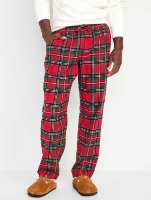 Old Navy Matching Flannel Pajama Pants Pyjama Herren Rot | 4120JOGVF