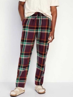 Old Navy Matching Flannel Pajama Pants Pyjama Herren Bordeaux | 4970OGSLJ