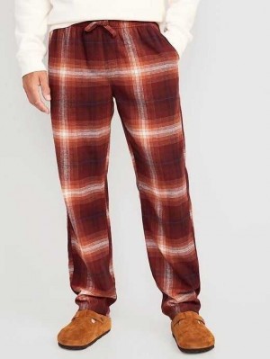 Old Navy Matching Flannel Pajama Pants Pyjama Herren Bordeaux | 8914VQFRX