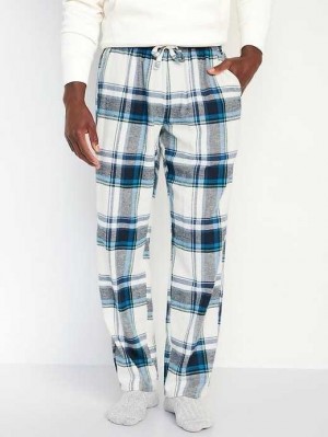 Old Navy Matching Flannel Pajama Pants Pyjama Herren Blau Weiß | 9746XROYI