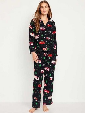 Old Navy Matching Flannel Pajama Set Pyjama Damen Holiday Campers | 1289WICGF