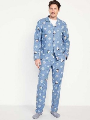 Old Navy Matching Flannel Pajama Set Unterwäsche Herren Mehrfarbig | 8407TVKSE