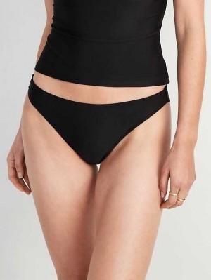 Old Navy Matching Klassische Bikini Swim Bottoms Badeanzüge Damen Schwarz | 3687HEURM