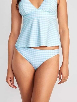 Old Navy Matching Klassische Bikini Swim Bottoms Badeanzüge Damen Hellblau | 0137POEZA