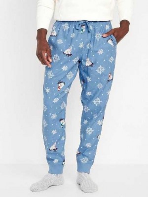 Old Navy Matching Printed Flannel Jogger Pajama Pants Pyjama Herren Mehrfarbig | 6019NSLEO