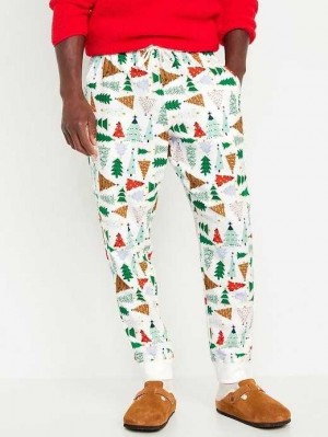 Old Navy Matching Printed Flannel Jogger Pajama Pants Pyjama Herren O Christmas Tree | 9207JFISH