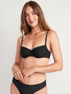Old Navy Mesh Underwire Balconette Bra BHs Damen Panther | 9851GTIRU