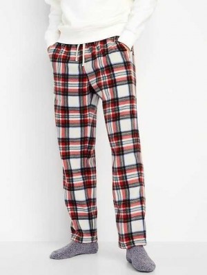 Old Navy Micro Fleece Pajama Pants Pyjama Herren Weiß | 5609VAMDP