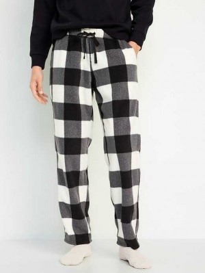 Old Navy Micro Fleece Pajama Pants Pyjama Herren Schwarz | 1520NPSXY
