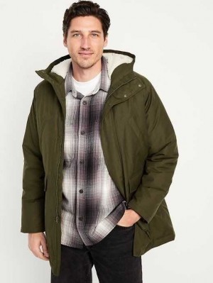 Old Navy Mit Kapuze Utility Parka Mäntel Herren Conifer | 3759QXMWZ