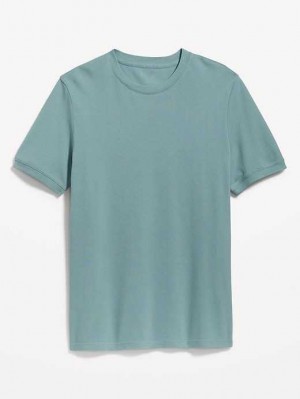 Old Navy Moisture-Wicking Pique T-Shirt T-shirts Herren Bluegrass | 8427KWDRC