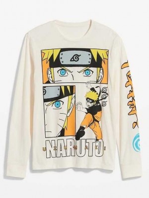 Old Navy Naruto Gender-Neutrale Long-Sleeve T-Shirt T-shirts Herren Naruto | 8632YBEVJ