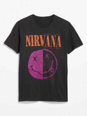 Old Navy Nirvana Gender-Neutrale T-Shirt T-shirts Herren Nirvana | 8732IBSYK