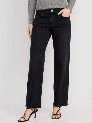 Old Navy OG Loose Black Jeans Jeans Damen Schwarz | 8235OGKMY