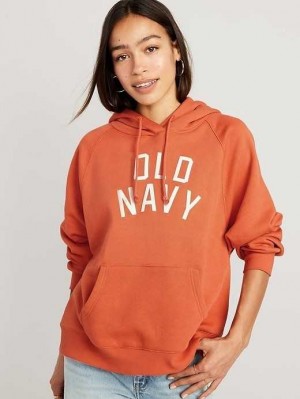 Old Navy Oversized Fleece Logo Graphic Hoodie Hoodie Damen Starfish | 1740FSJAC