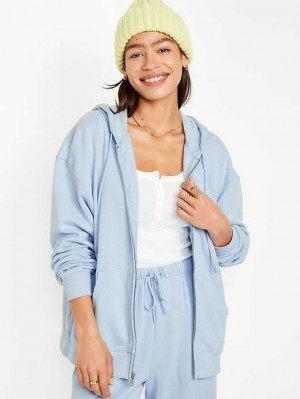 Old Navy Oversized Full-Zip Hoodie Hoodie Damen Rock Pool | 1805LQVDA